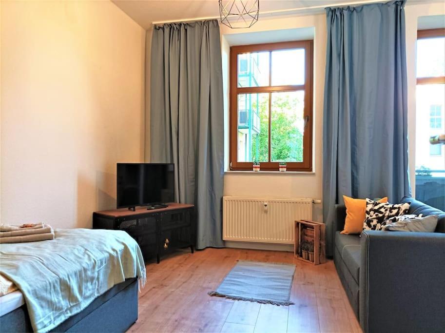 Modernes Apartment Mit Balkon Magdeburg Exteriör bild
